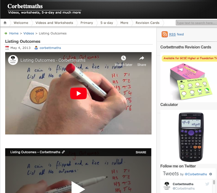Listing Outcomes Instructional Video