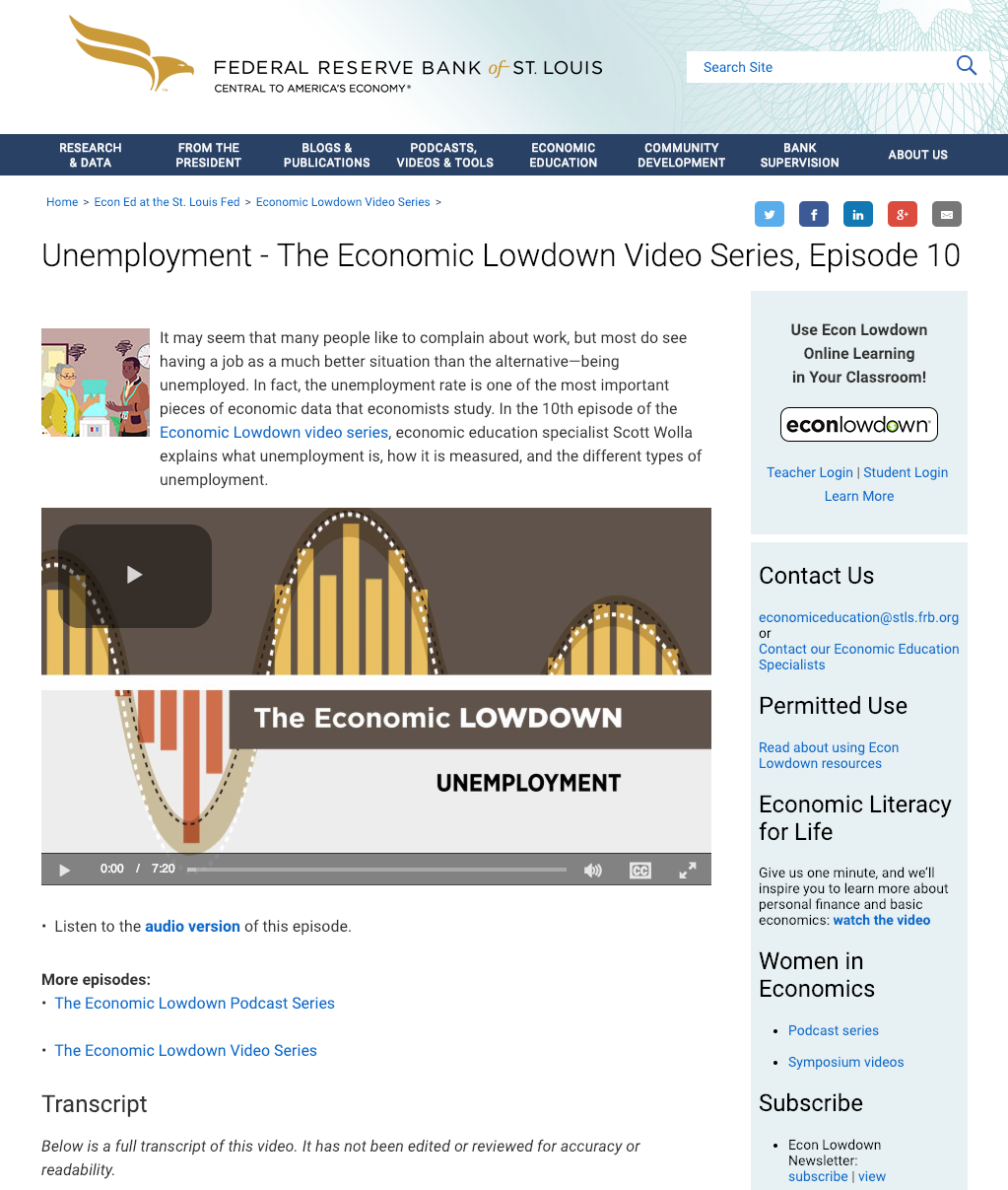 Episode 10: Unemployment Instructional Video