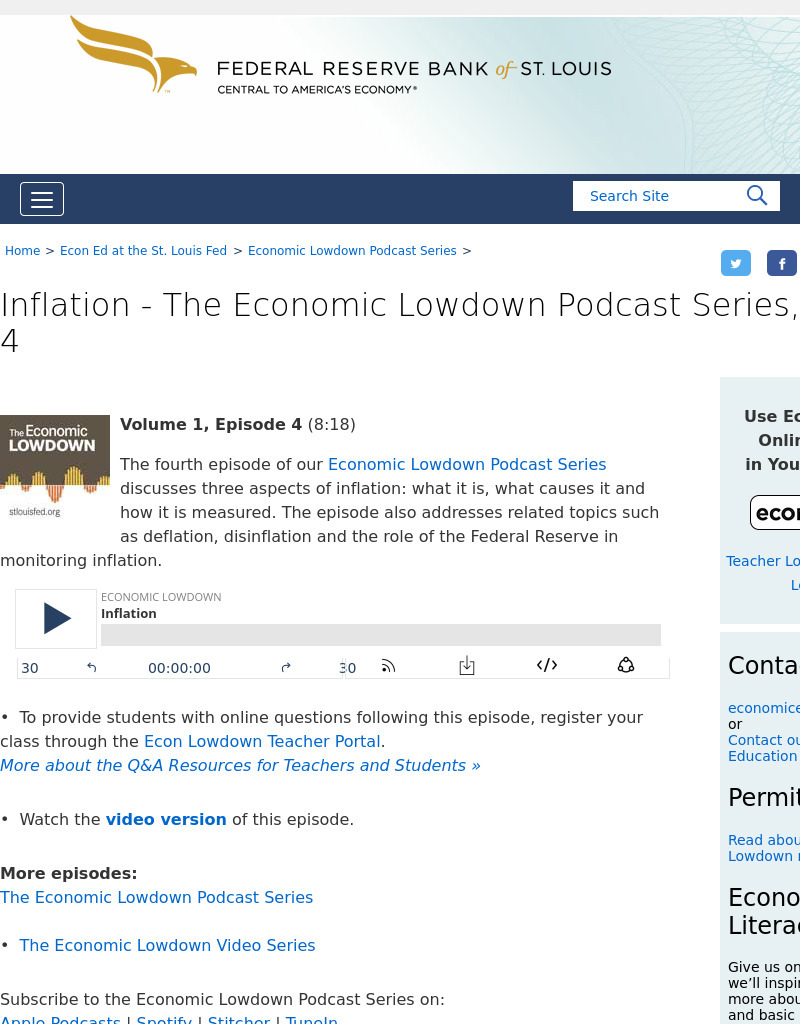 Episode 4: Inflation Podcast