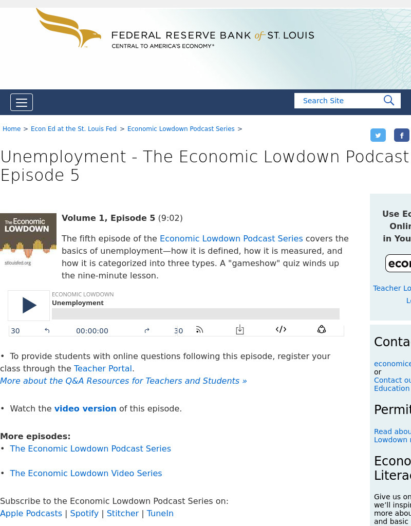 Episode 5: Unemployment Podcast
