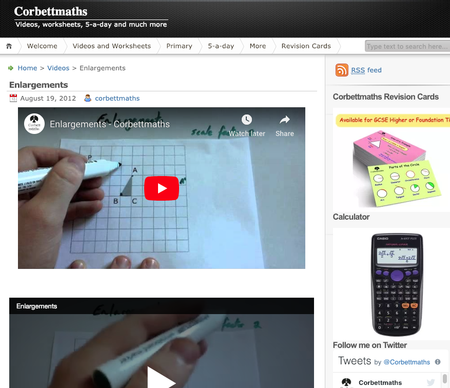 Enlargements Instructional Video
