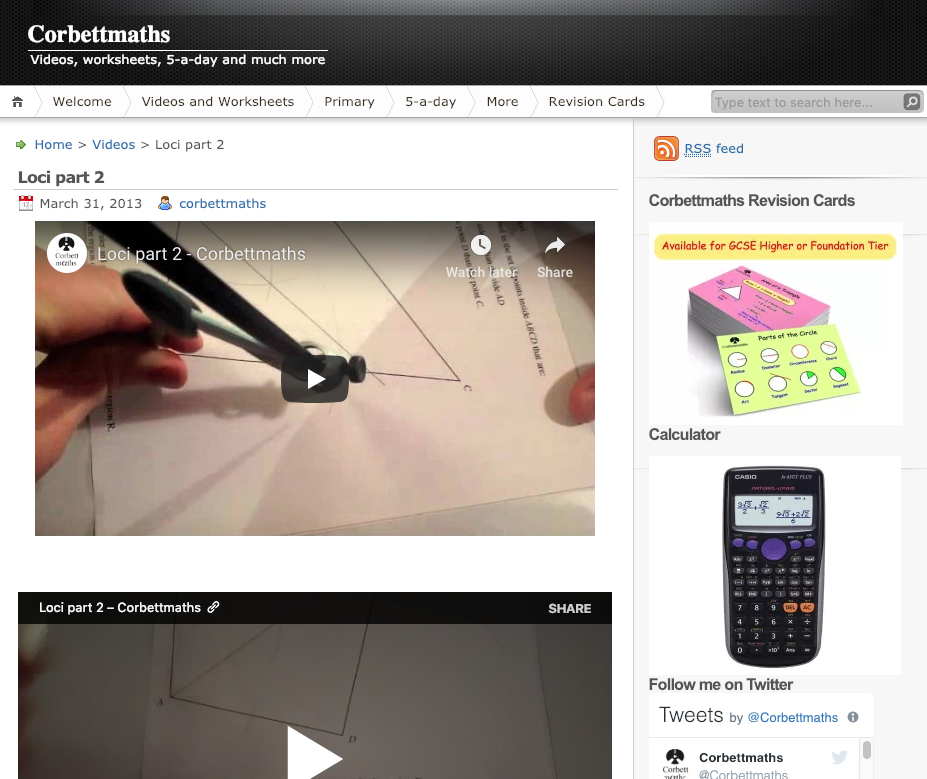 Loci Part 2 Instructional Video