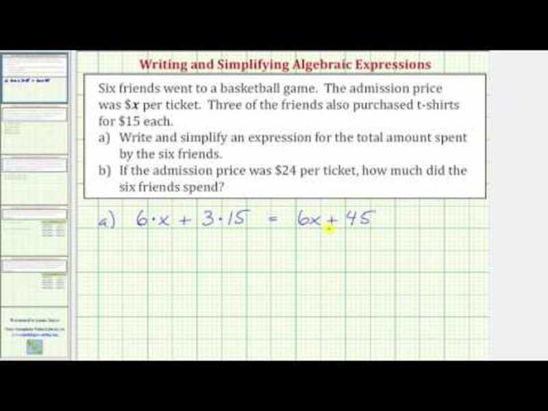 Write and Evaluate a Variable Expression for Total Cost (ax+b) Instructional Video