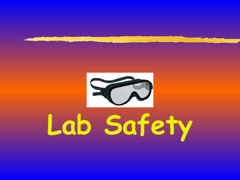 Lab Safety PPT