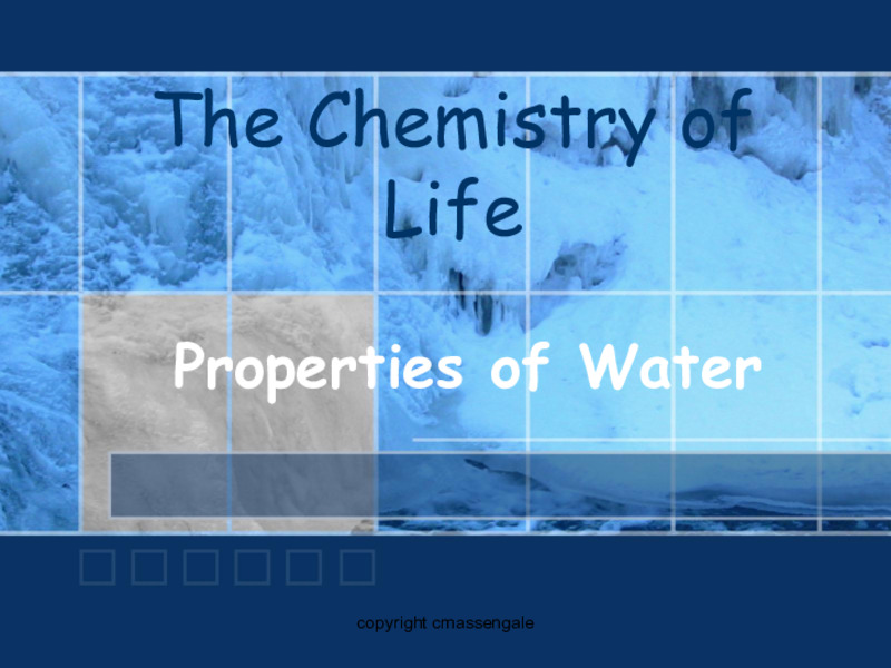 Water, Solutions, pH, and Buffers PPT
