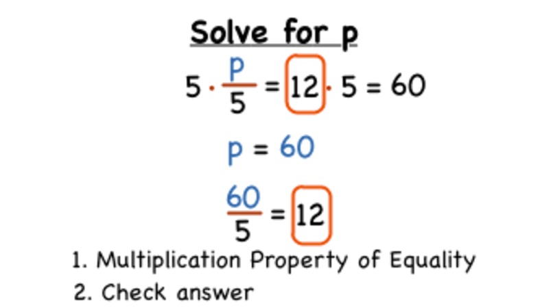 How Do You Solve an Equation Using Multiplication? Instructional Video