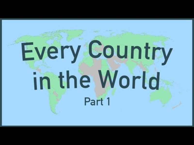 Every Country in the World (Part 1) Instructional Video