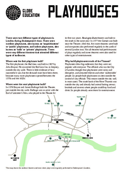 Fact Sheet: Playhouses Handout