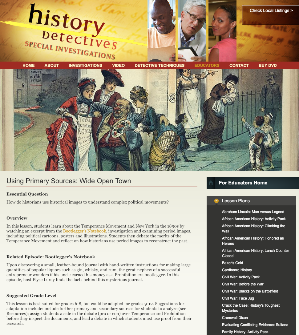 Using Primary Sources: Wide Open Town Lesson Plan
