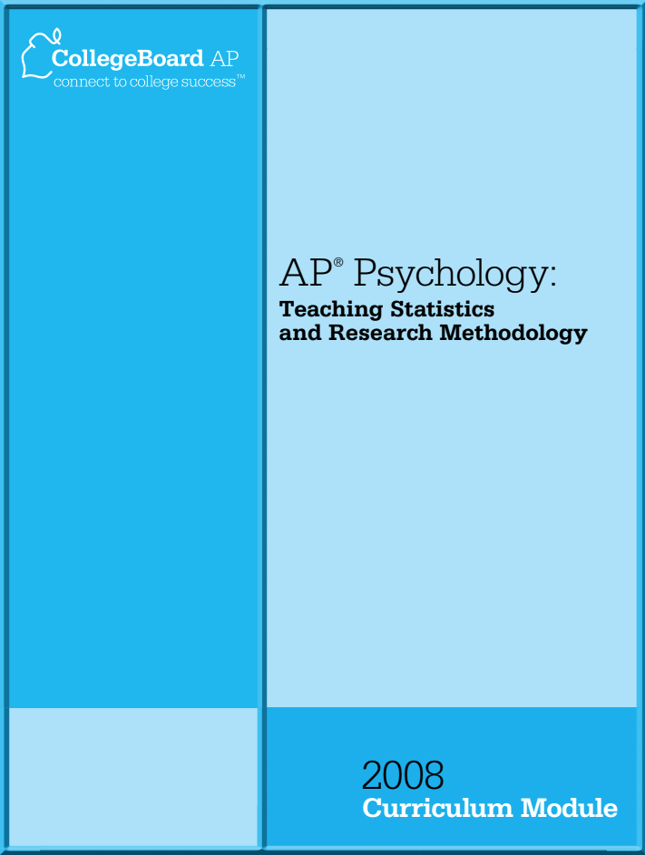 AP® Psychology: Teaching Statistics and Research Methodology AP Test Prep