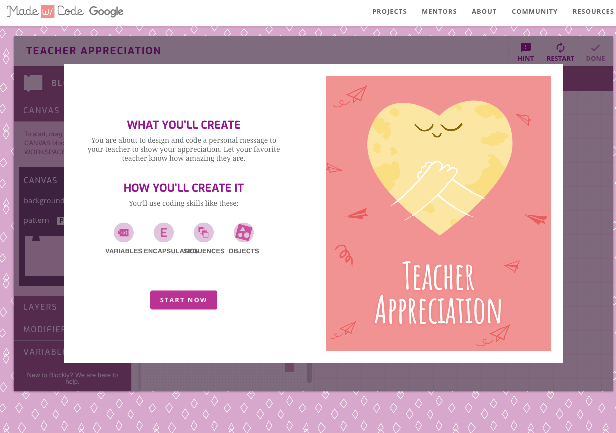 Teacher Appreciation Interactive