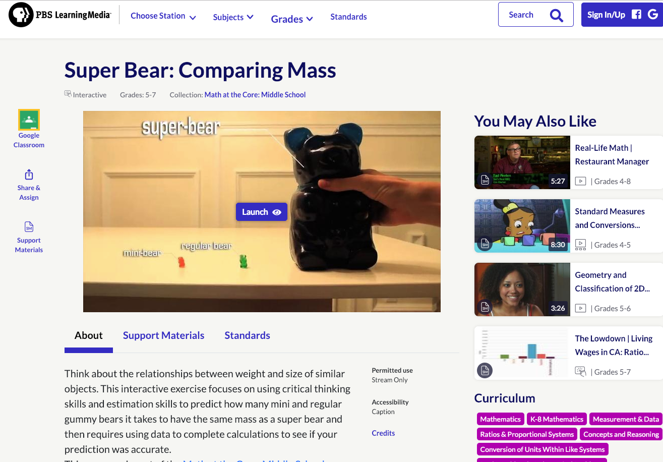 Super Bear: Comparing Mass Interactive