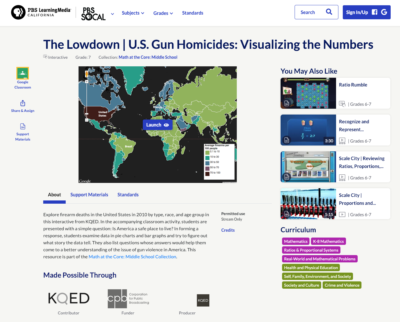 The Lowdown — U.S. Gun Homicides: Visualizing the Numbers Interactive