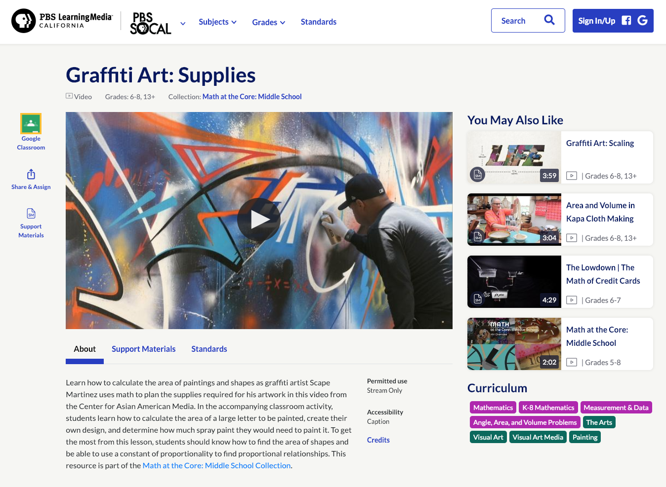 Graffiti Art: Supplies Instructional Video