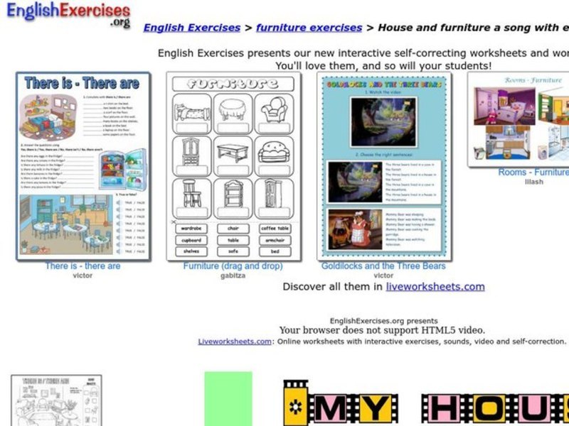 House and Furniture Interactive