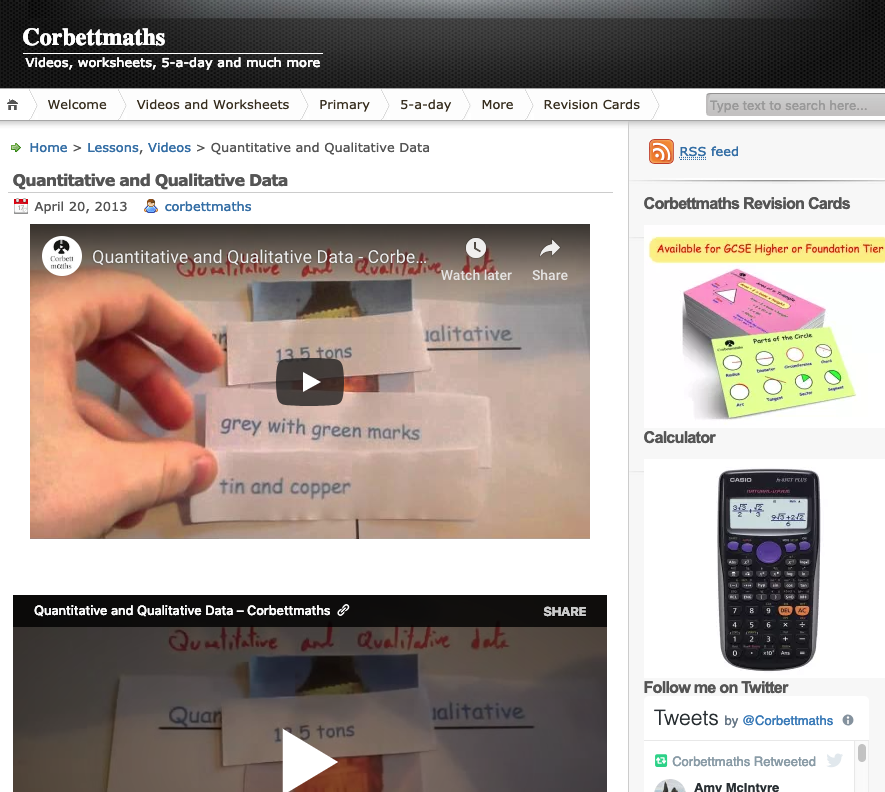 Quantitative and Qualitative Data Instructional Video