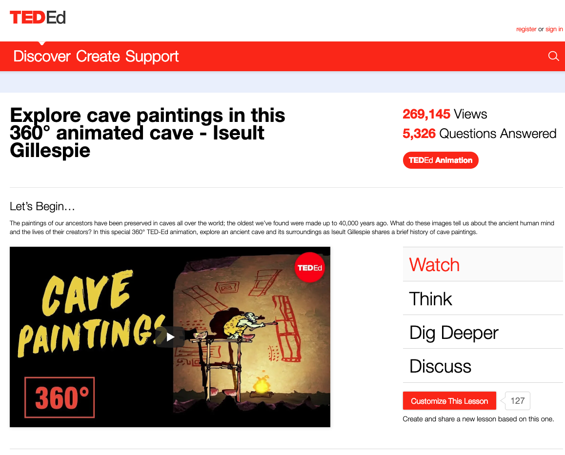 Explore Cave Paintings in This 360° Animated Cave Instructional Video