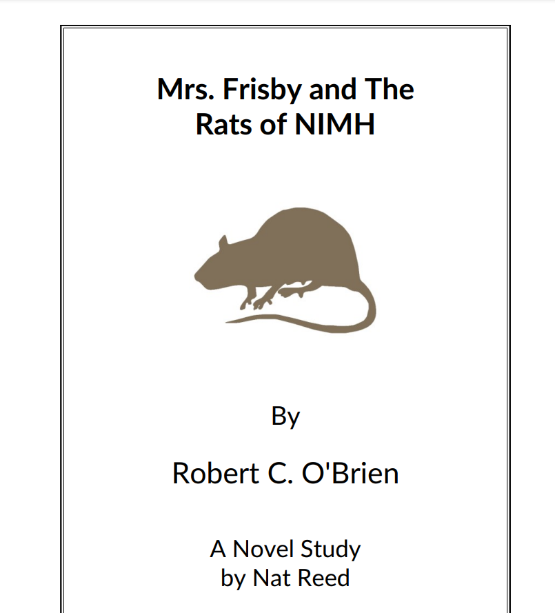Mrs. Frisby and the Rats of NIMH: Novel Study Study Guide