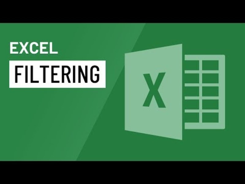 Excel 2016: Filtering Instructional Video