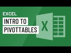 Excel 2016: Intro to PivotTables Instructional Video
