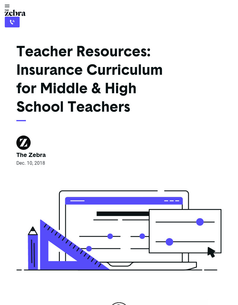 Insurance Curriculum for Middle and High School Teachers Lesson Plan