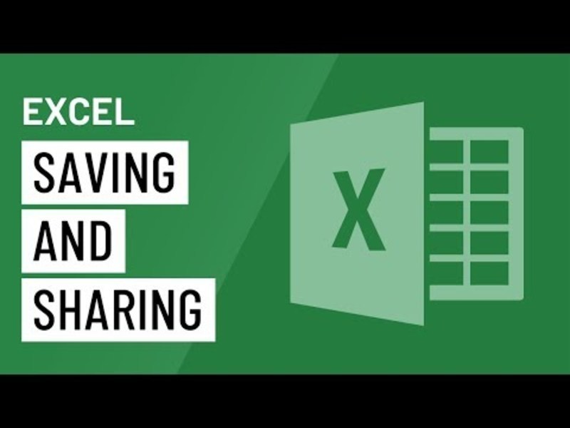 Excel 2016: Saving and Sharing Instructional Video