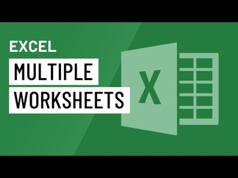 Excel 2016: Working with Multiple Worksheets Instructional Video