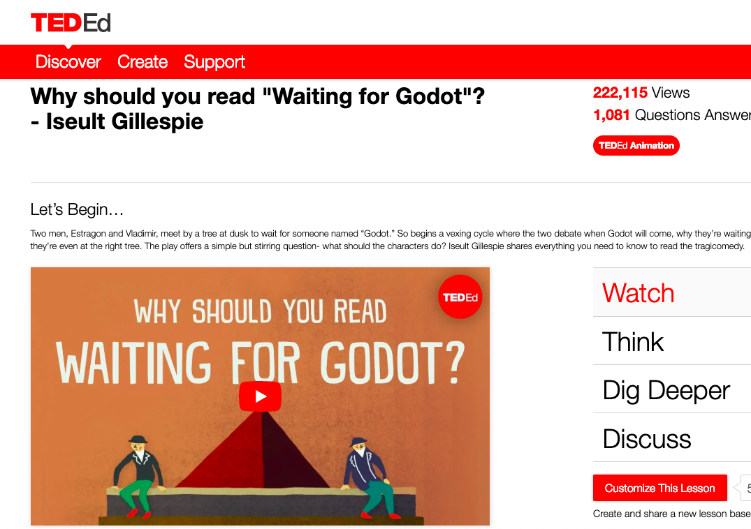 Why Should You Read "Waiting for Godot"? Instructional Video