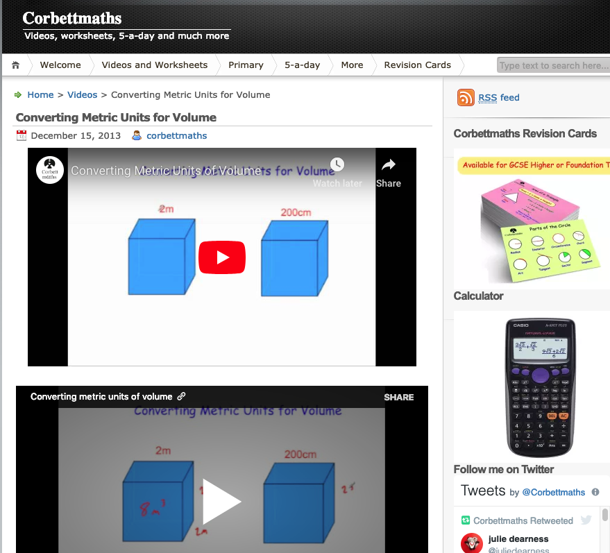 Converting Metric Units for Volume Instructional Video