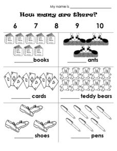 How Many Are There? Worksheet