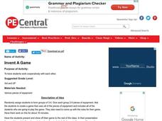 Invent A Game Lesson Plan