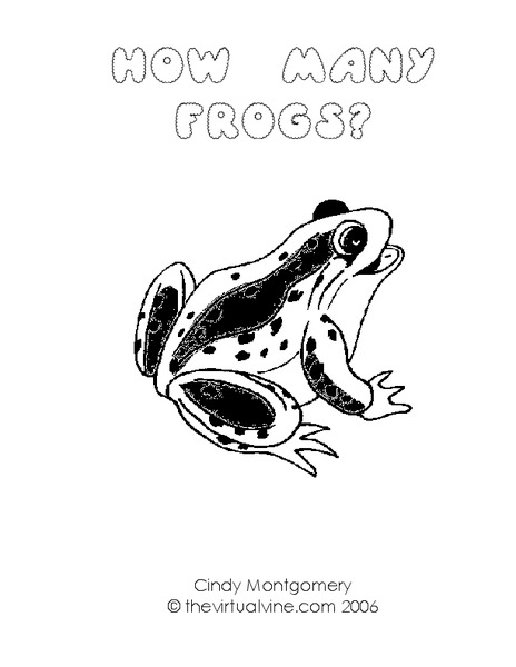 How Many Frogs? Printables