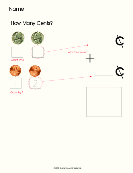 How Many Cents? Worksheet