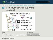 How Do You Compare Two Whole Numbers? Instructional Video