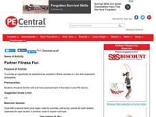 Partner Fitness Fun Lesson Plan