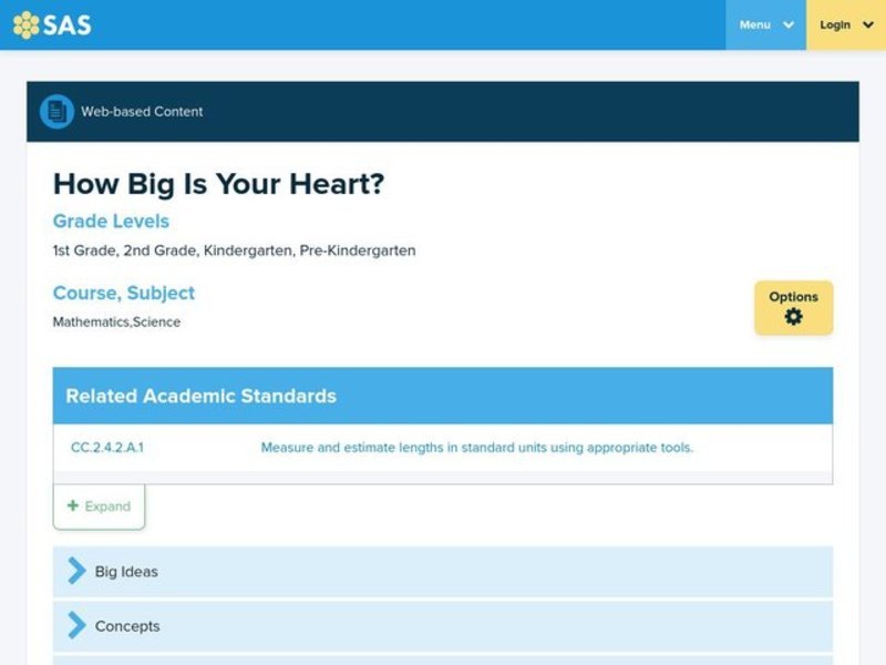 How Big Is Your Heart? Lesson Plan