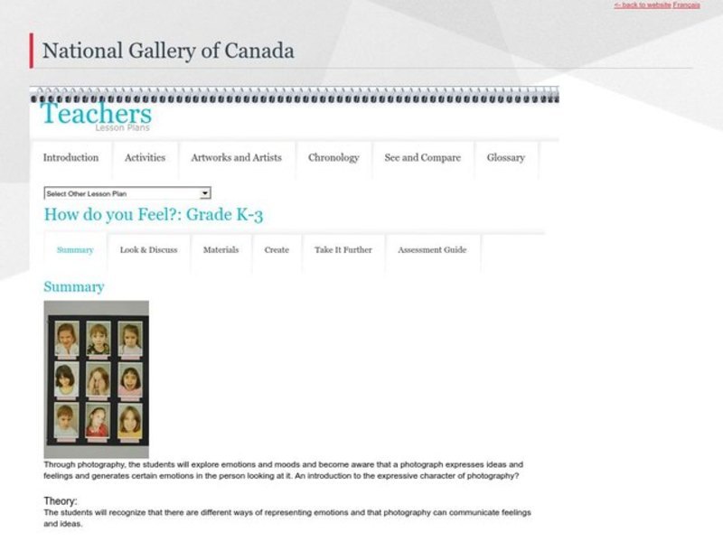 How Do You Feel? Lesson Plan