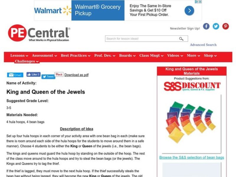 King and Queen of the Jewels Lesson Plan