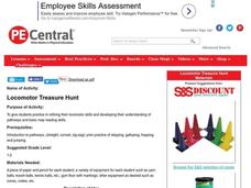 Locomotor Treasure Hunt Lesson Plan