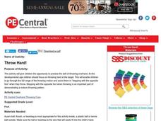 Throw Hard Lesson Plan