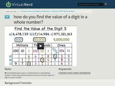 How Do You Find the Value of a Digit in a Whole Number? Instructional Video
