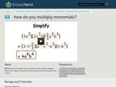 How Do You Multiply Monomials? Instructional Video
