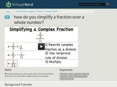 How Do You Simplify a Fraction Over a Whole Number? Instructional Video