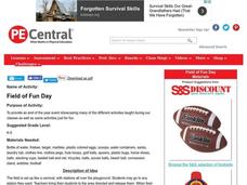 Field of Fun Day Lesson Plan