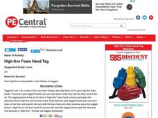 High-five Foam Hand Tag Lesson Plan