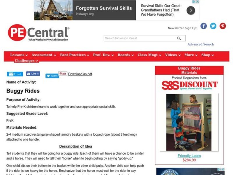 Buggy Rides Lesson Plan