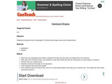 Geoboard Shapes Lesson Plan