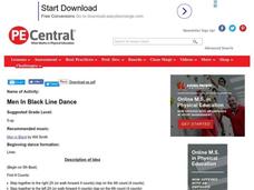 Men In Black Line Dance Lesson Plan