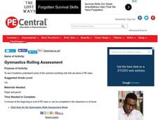 Gymnastics Rolling Assessment Lesson Plan