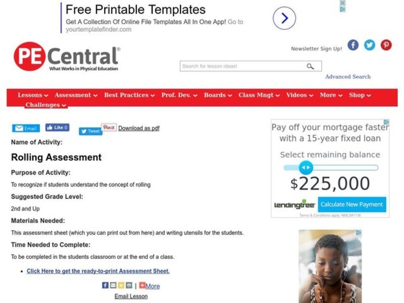 Rolling Assessment Lesson Plan